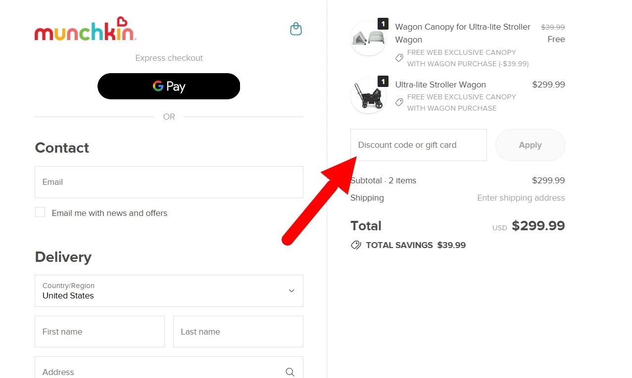 “How to activate a Munchkin promo code”